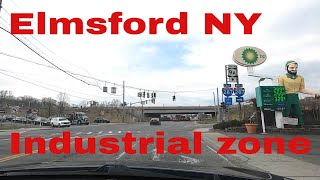 Elmsford NY  Industrial Zone Former movie theaterNew Shoprite construction site Sams club etc [upl. by Chill]