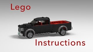 How To Build A Dodge Ram Truck With Lego  Tutorial  Instruction With Partlist [upl. by Champ486]