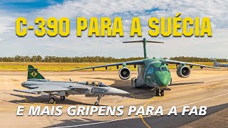 C390 para a Suécia e mais Gripens para o Brasil [upl. by Llerrej]