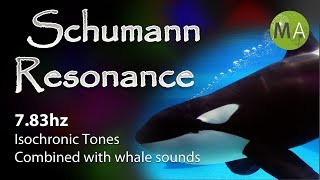 Schumann Resonance 783hz Isochronic Tones With Underwater Sounds and Whales [upl. by Anilev595]