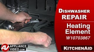 KitchenAid Dishwasher  Dishes Not Drying  Heating Element Repair and Diagnostic [upl. by Aevin970]