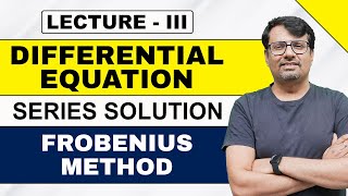 Series Solution of Differential Equation  Frobenius Method  Power Series Method [upl. by Pearlman]