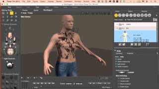 POSER Tutorial Lesson 23 Rigging  Joints [upl. by Nairret]