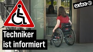 Realer Irrsinn Fitnessprogramm für RolliFahrerin  extra 3  NDR [upl. by Seeto70]