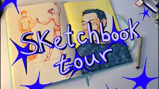 Sketchbook tour ✨💙202324🍓☺️ [upl. by Carie]