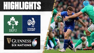 HIGHLIGHTS  ☘️ Ireland v France 🇫🇷  2023 Guinness Six Nations [upl. by Pellet]