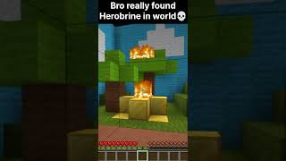 Bro really found Herobrine in free edition 💀🕷️ [upl. by Bobbi737]