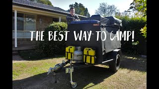 THE PERFECT CAMPING SETUP  Custom camper trailer walkthrough [upl. by Kelula]