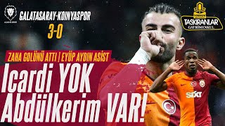 GALATASARAYKONYASPOR  30  Abdülkerim ŞOV Zaha GOL  Eksik Aslan Hatasız  Transfer  Kerem [upl. by Ahsyla]