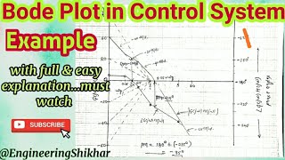 Bode plot example in control system [upl. by Milstone599]