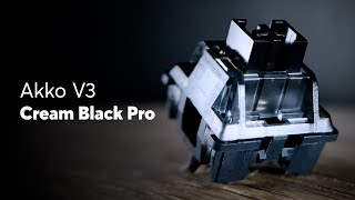 Akko V3 Cream Black Pro Linear switch Sound Test amp Review [upl. by Orson]