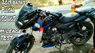 Bajaj Pulsar 150 UG5 2019 model bike mileage test [upl. by Ettigdirb325]