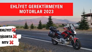 EHLİYET GEREKTİRMEYEN MOTORLAR  EHLİYETSİZ MOTORLAR  50cc MOTOSİKLETLER [upl. by Carmita]