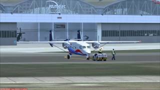 FSX M28 Skytruck  quotpreparing to flyquot  EPML [upl. by Aziul]