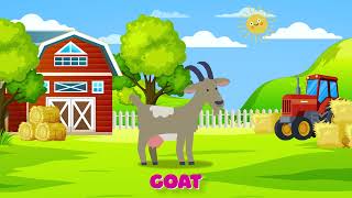 Learn Farm animals for kids  Farm Animals Names amp Sounds [upl. by Asalocin669]