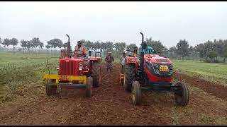 solis 4215 45hp vs mahindra 575di in Rotor application SLV Tractors kurnool [upl. by Lorianne]