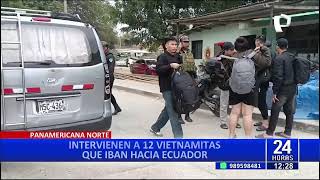 Intervienen cerca de 70 extranjeros en Tumbes usan nueva modalidad de traslado de migrantes [upl. by Brandea822]