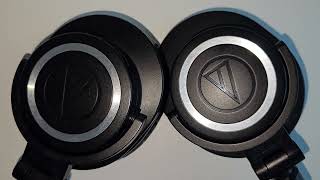 Audio Technica ATH M50xBT2 Wireless OverEar Headphones Bluetooth Black [upl. by Delp]