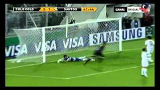 COLOCOLO 3 VS SANTOS 2 COPA LIBERTADORES 2011 [upl. by Nnylcaj817]