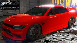 Bravado Buffalo STX Dodge Charger Hellcat DLC Vehicle Customization  GTA 5 Online [upl. by Yelyac]