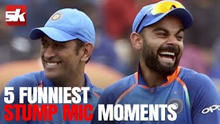 TOP 5 Most Funniest amp Savage Sledging Caught on Stump Mic  MS Dhoni  Virat Kolhi  Rishabh Pant [upl. by Arraes]