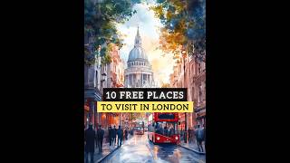 10 Free Places to Visit in London londontourism londoncity didyouknow [upl. by Eelanej]