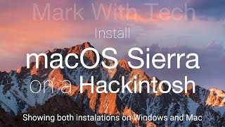 Install macOS Sierra 1012 Developer Preview 8 Beta 8 on a Hackintosh Mac OS and Windows [upl. by Adlemy691]