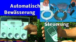 Automatische Bewässerung von Gardena einfach steuern wie geht das Hier im Film gezeigt [upl. by Ahsirpac992]