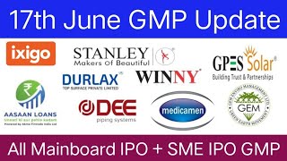 GPES Solar IPO  ixigo IPO  DEE Development IPO  Stanley Lifestyle IPO  Medicamen Organic IPO [upl. by Turne487]