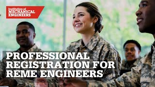 Professional Registration for REME Engineers [upl. by Ephrayim]