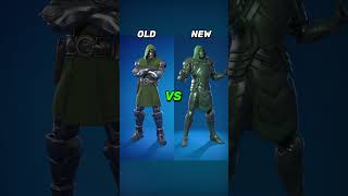 NEW Doctor Doom vs OLD Doctor Doom fortnite shorts [upl. by Matthia677]