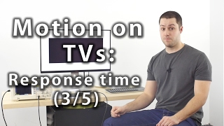 Motion on TVs Response time 35  Rtingscom [upl. by Adirf]