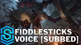 Voice  Fiddlesticks SUBBED  English [upl. by Akilam]