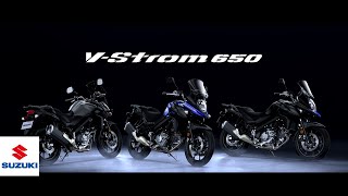 Color Lineup  2024 VStrom 650  Suzuki [upl. by Anaihsat]