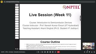 noc24 EE99  Introduction to Semiconductor Devices  NPTEL  Week 11 [upl. by Sirtemed]