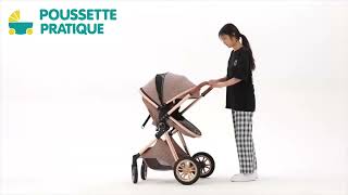 Poussette 3 en 1 PoussettePratique™ MELIO [upl. by Durrej]