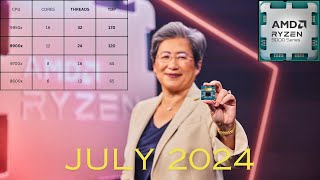 AMD RYZEN 9000 RELEASE DATEAll info  9000 series vs 7000 series NO NEW MOTHERBOARDS ON RELEASE [upl. by Crain]