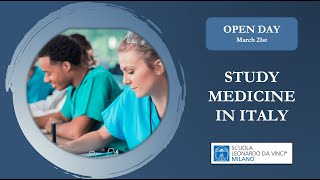 Study Medicine in Italy  Open Day March 21st 2024 [upl. by Kumar]