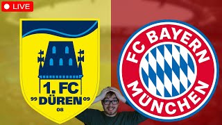 1 FC Düren  FC Bayern München  TESTSPIEL LIVE [upl. by Saraiya]