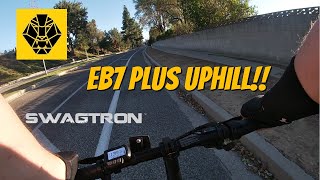 Swagtron eb7 Plus Electric Bike Going Uphill 1 Mile Continuous [upl. by Ikkir531]