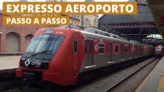 COMO IR de CONGONHAS até GUARULHOS de TRANSPORTE PÚBLICO  Ônibus  Metrô  Trem Expresso Aeroporto [upl. by Aros]