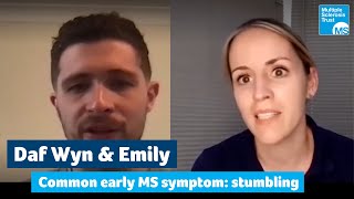 Common early MS symptoms stumbling and unsteadiness [upl. by Lleynad896]