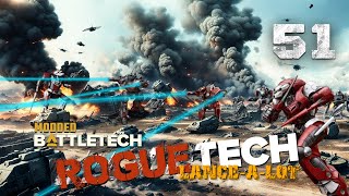 Explosions EVERYWHERE  Battletech Modded  Roguetech LanceALot 51 [upl. by Aicirpac]