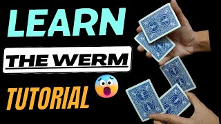 The Werm  Card Flourish Tutorial for Beginners by Dave Buck [upl. by Gnap]