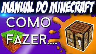 Como Fazer Bancada de Trabalho no Minecraft  Manual do Minecraft [upl. by Koser]