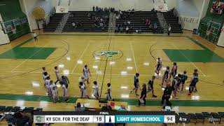 KSD Colonels VS LIGHT Homeschool [upl. by Tocs]