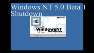 Windows NT 50 2000 Beta 1 2 3 Startup and Shutdown Sounds [upl. by Getraer]