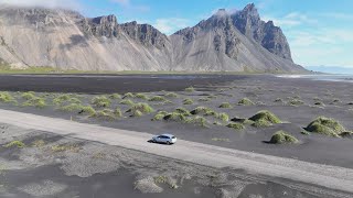 Jokulsarlon Iceland Islandia Glacier Stokknes Vestrahorn Road 1 Drone and Insta 360 [upl. by Ajroj]