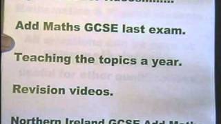 Additional Maths CCEA Northern Ireland GCSE [upl. by Velasco]