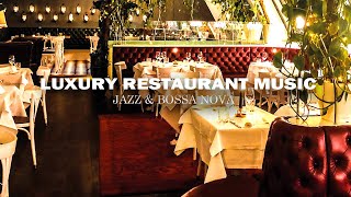 Luxury Restaurant Dinner Music BGM  Melodic Jazz Background Music for Evening Ambience [upl. by Lertnahs]